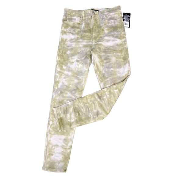 Hudson Barbara High Waist Tie Dye Super Skinny Jean NWT Size 30 - Picture 5 of 11